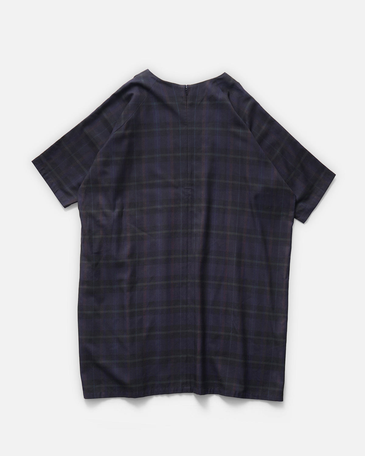 S/S Plaid Wool Dress