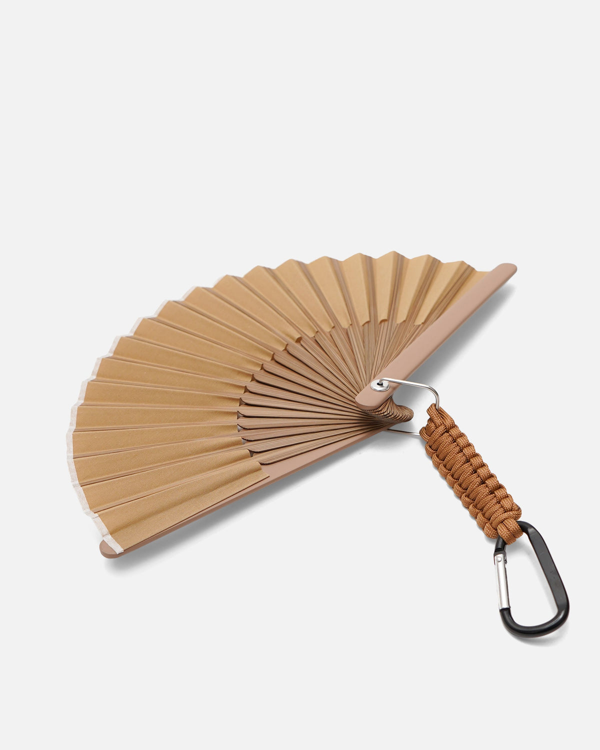 Outdoor Folding Fan with Carabiner