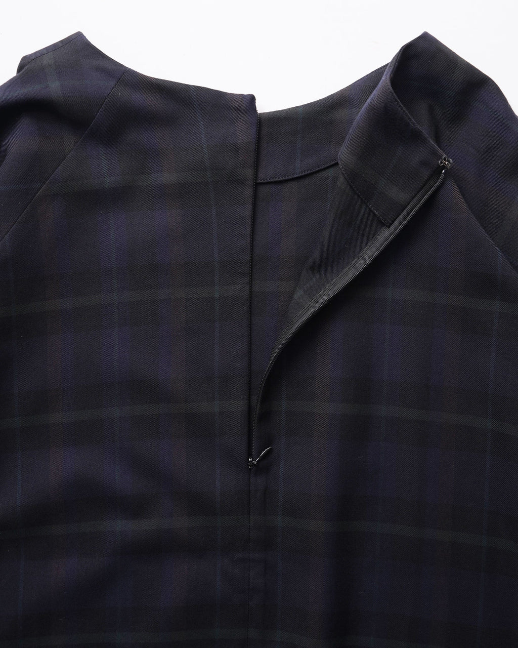 S/S Plaid Wool Dress
