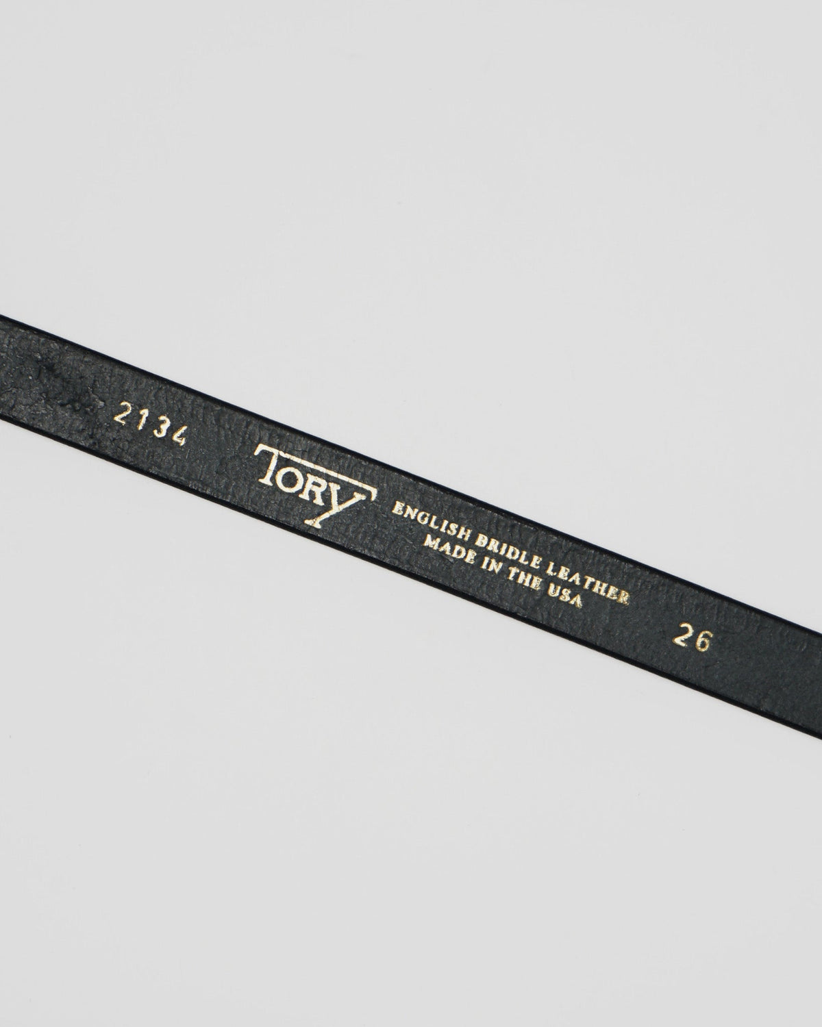 3/4” Creased Leather Belt / Silver Buckle