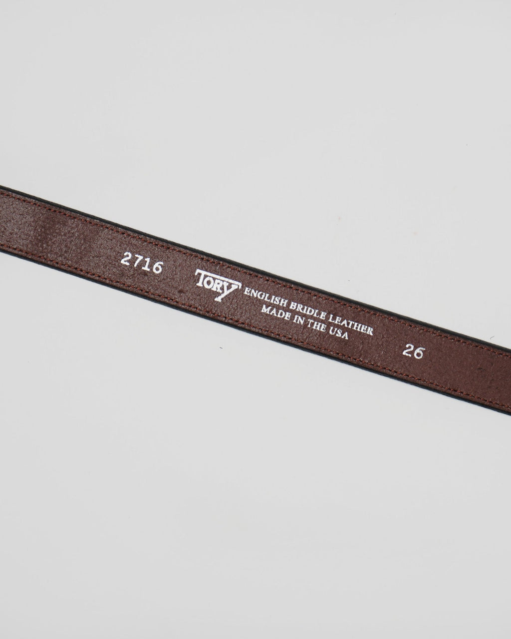 1" Spur Leather Belt / Silver Buckle