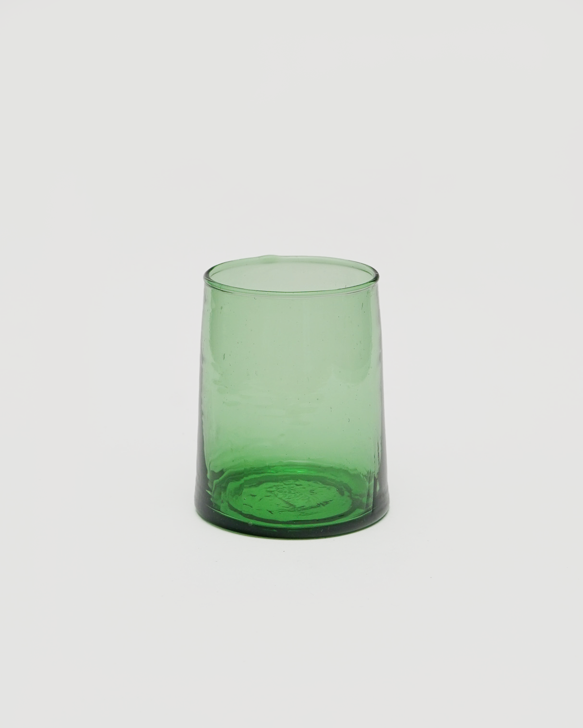 Moroccan Cone Glass / Green