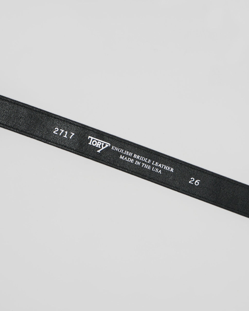 1" Spur Leather Belt / Silver Buckle