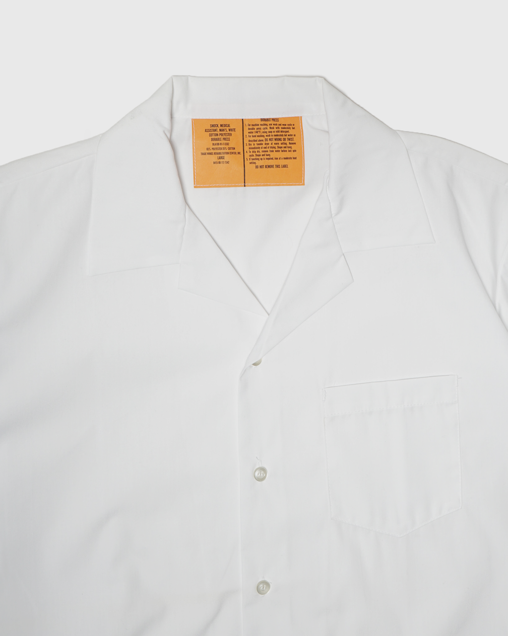 Open Collar Short Sleeve Shirt