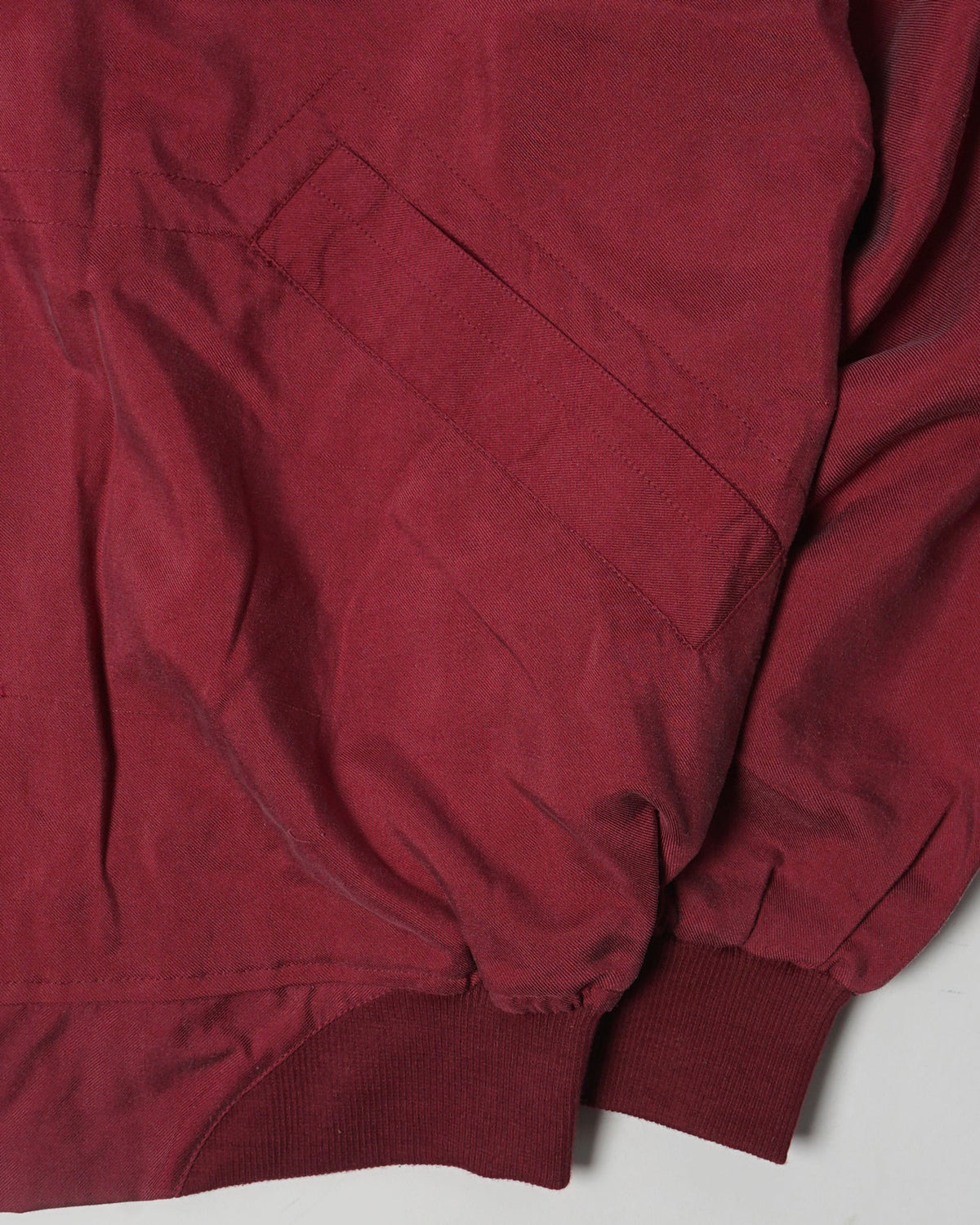 Silk Bomber Jacket / Burgundy