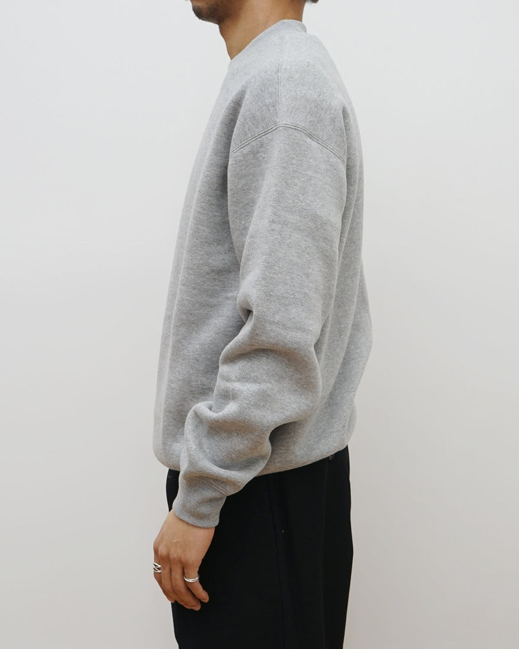 Loopwheel Crewneck Sweatshirt / Gray
