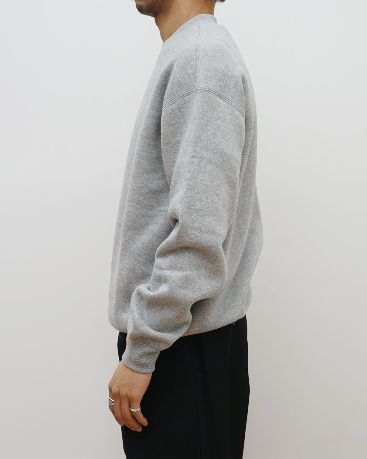 Loopwheel Crewneck Sweatshirt / Gray