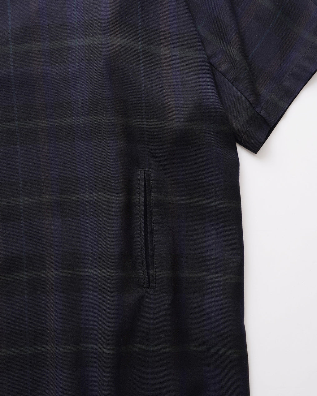 S/S Plaid Wool Dress