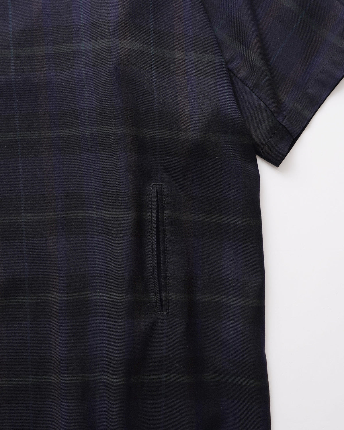 S/S Plaid Wool Dress