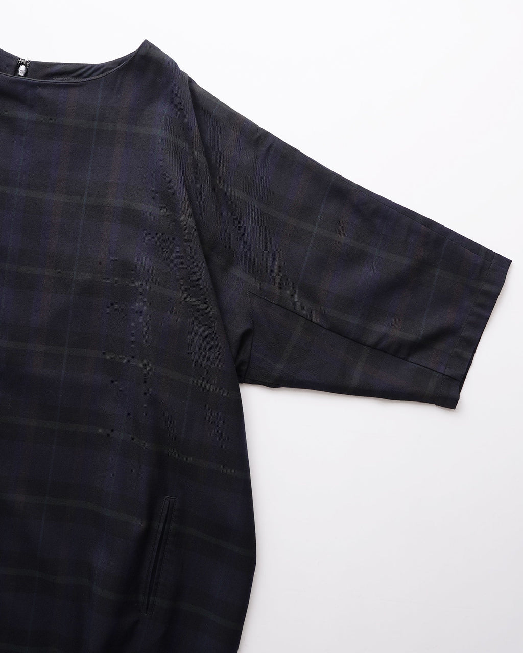 S/S Plaid Wool Dress