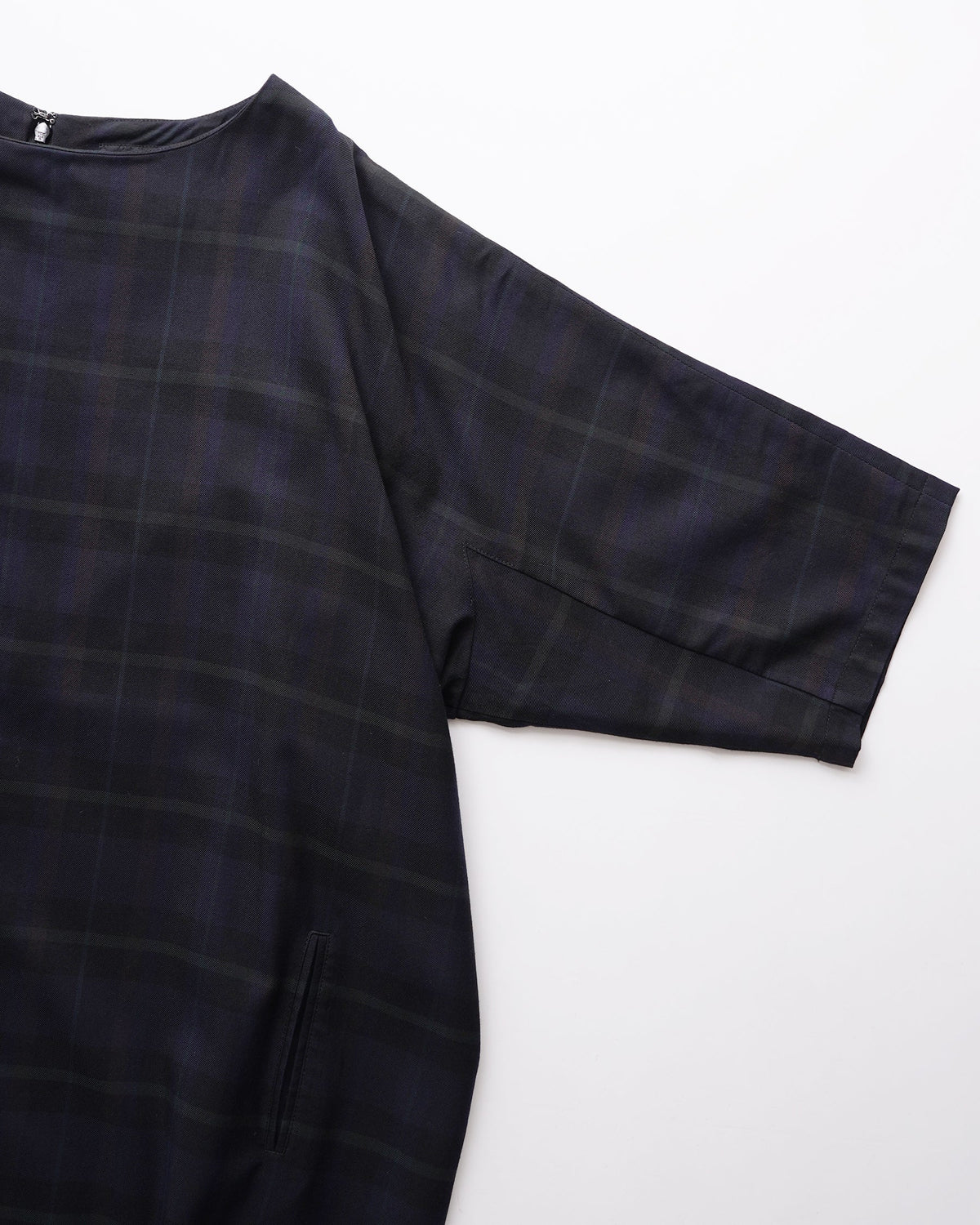 S/S Plaid Wool Dress