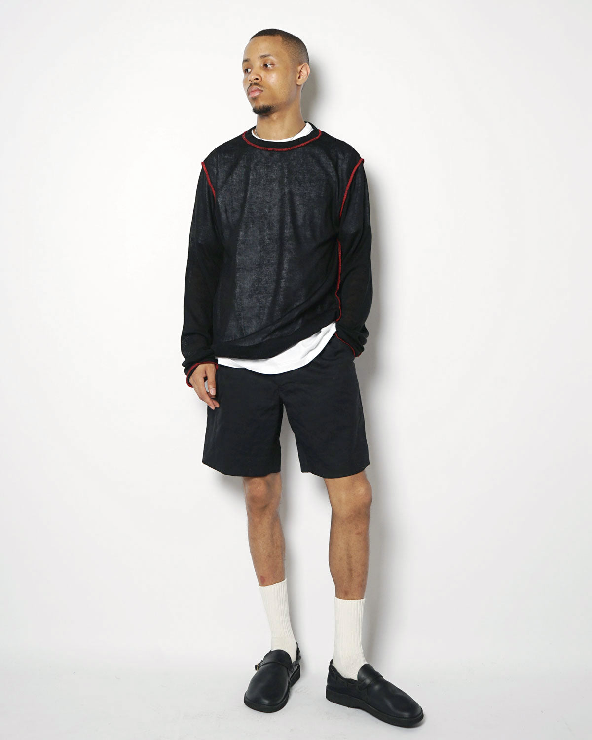 Odo Contrast Stitch L/S