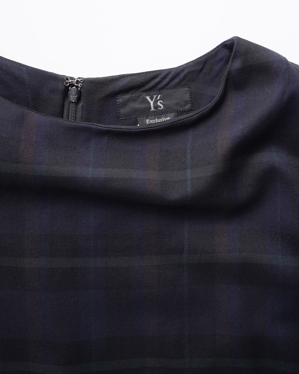 S/S Plaid Wool Dress