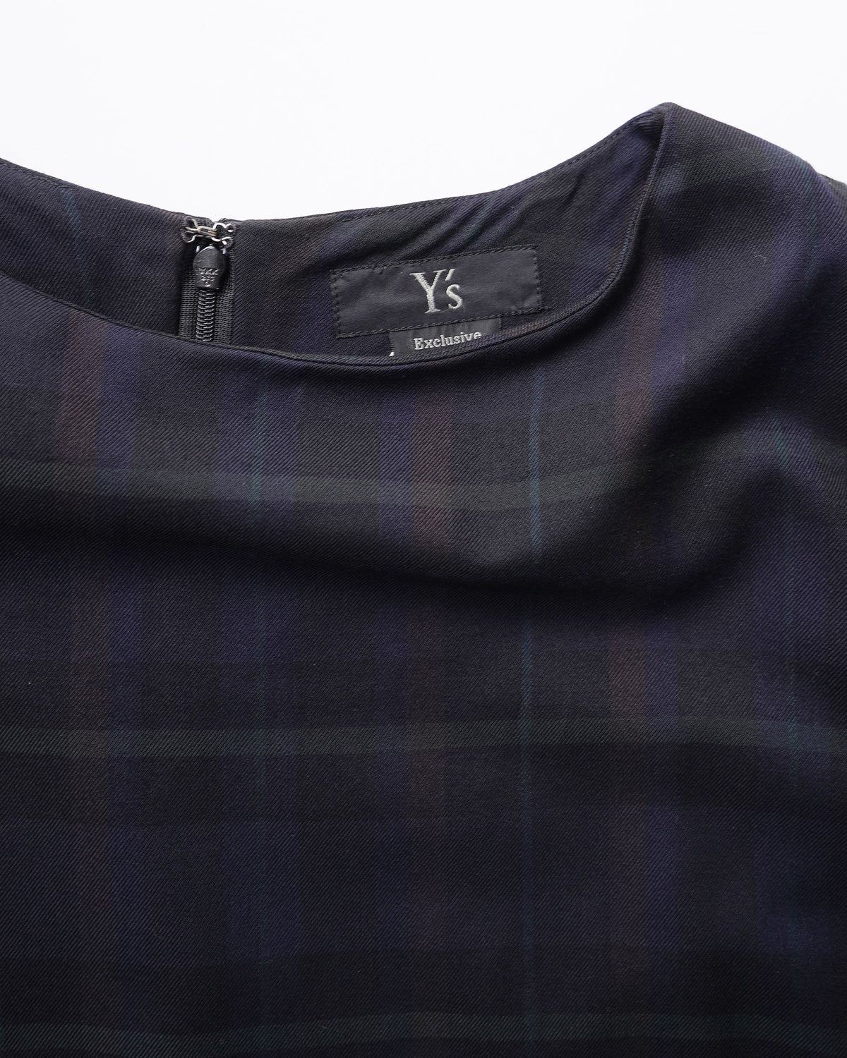 S/S Plaid Wool Dress