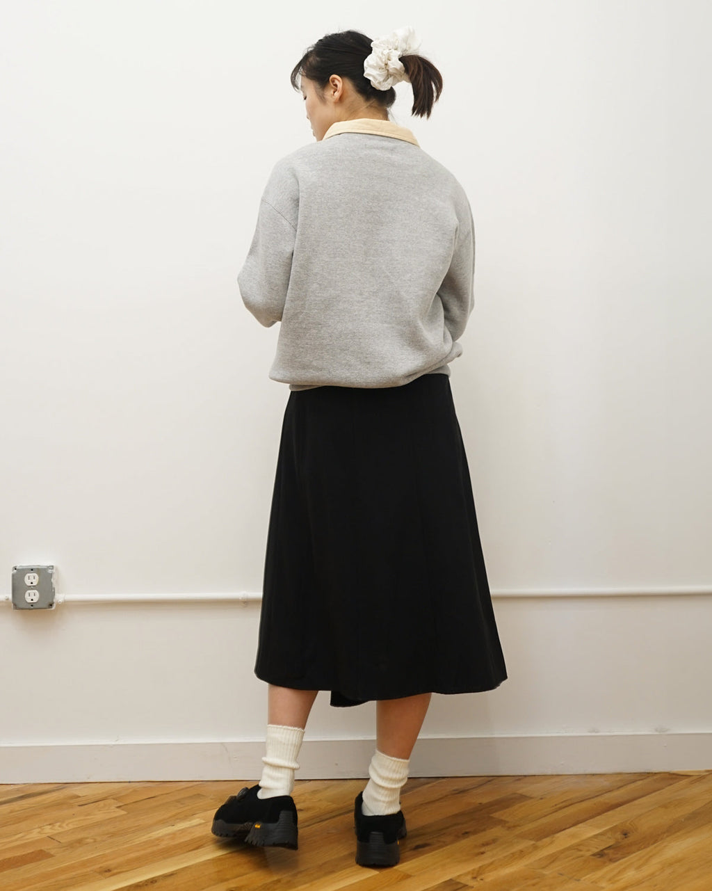 Loopwheel Crewneck Sweatshirt / Gray