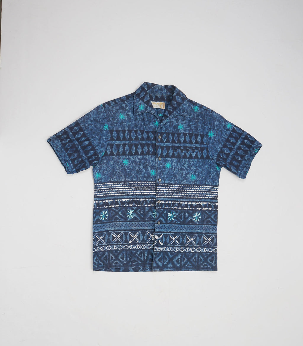 1970's Cotton Patterned Shirt S/S