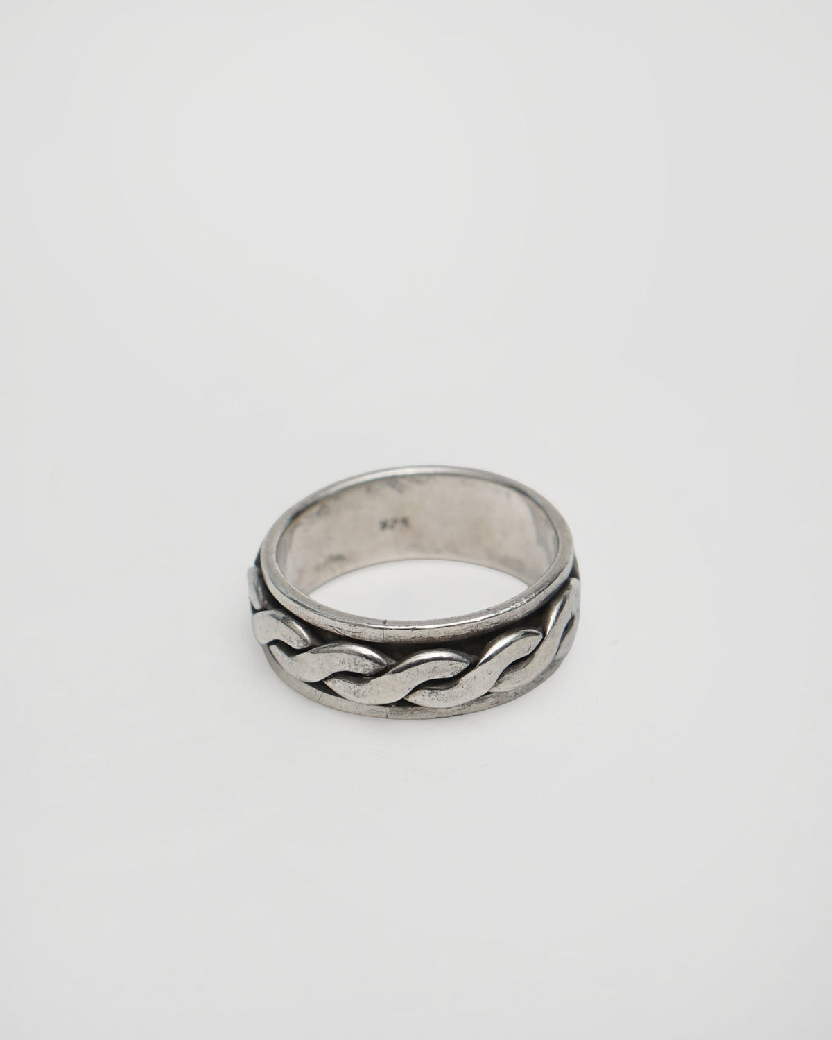 Silver Center Spinning Ring / Size: 9.75