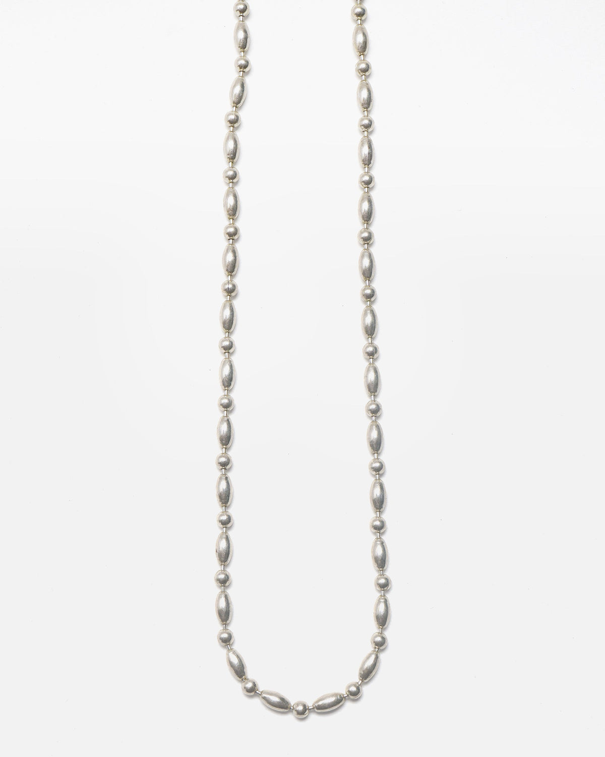 Silver Ball Chain Necklace