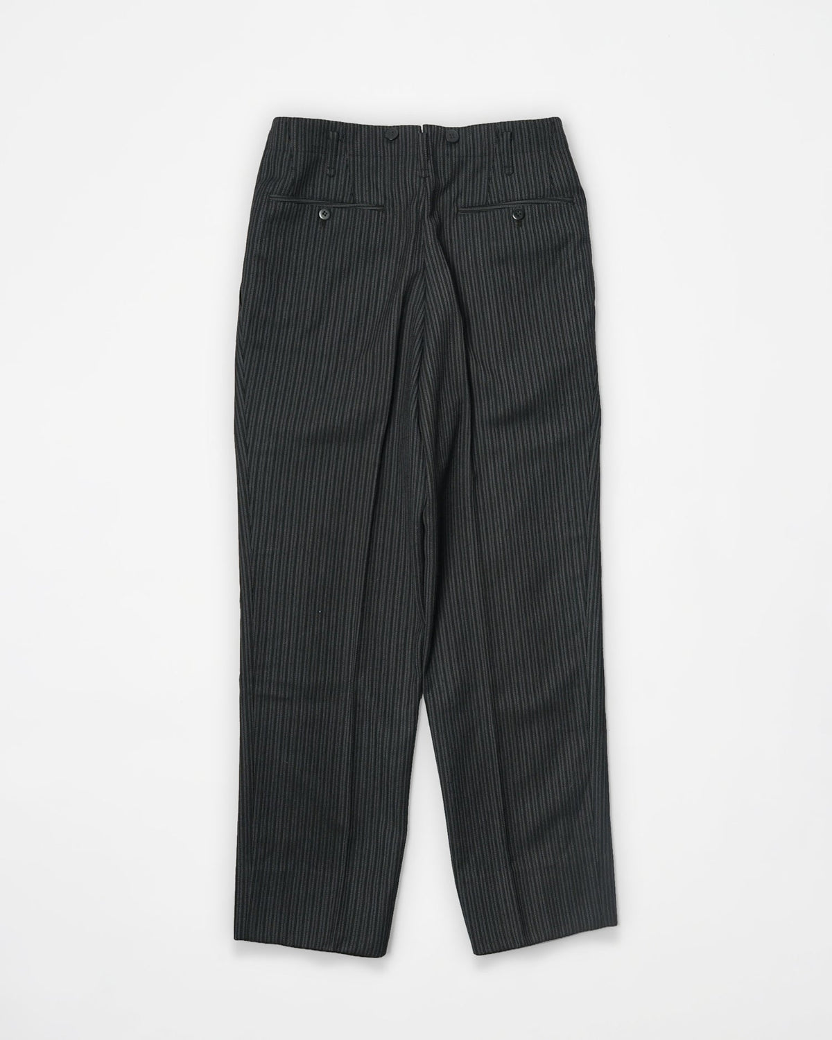 1960’s Stripe Wool Trousers / Size: 29