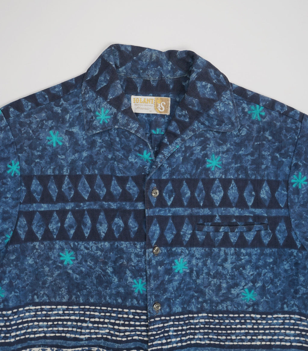 1970's Cotton Patterned Shirt S/S