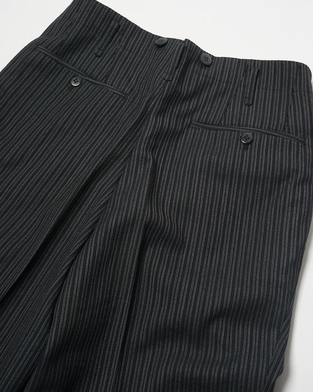 1960’s Stripe Wool Trousers / Size: 29