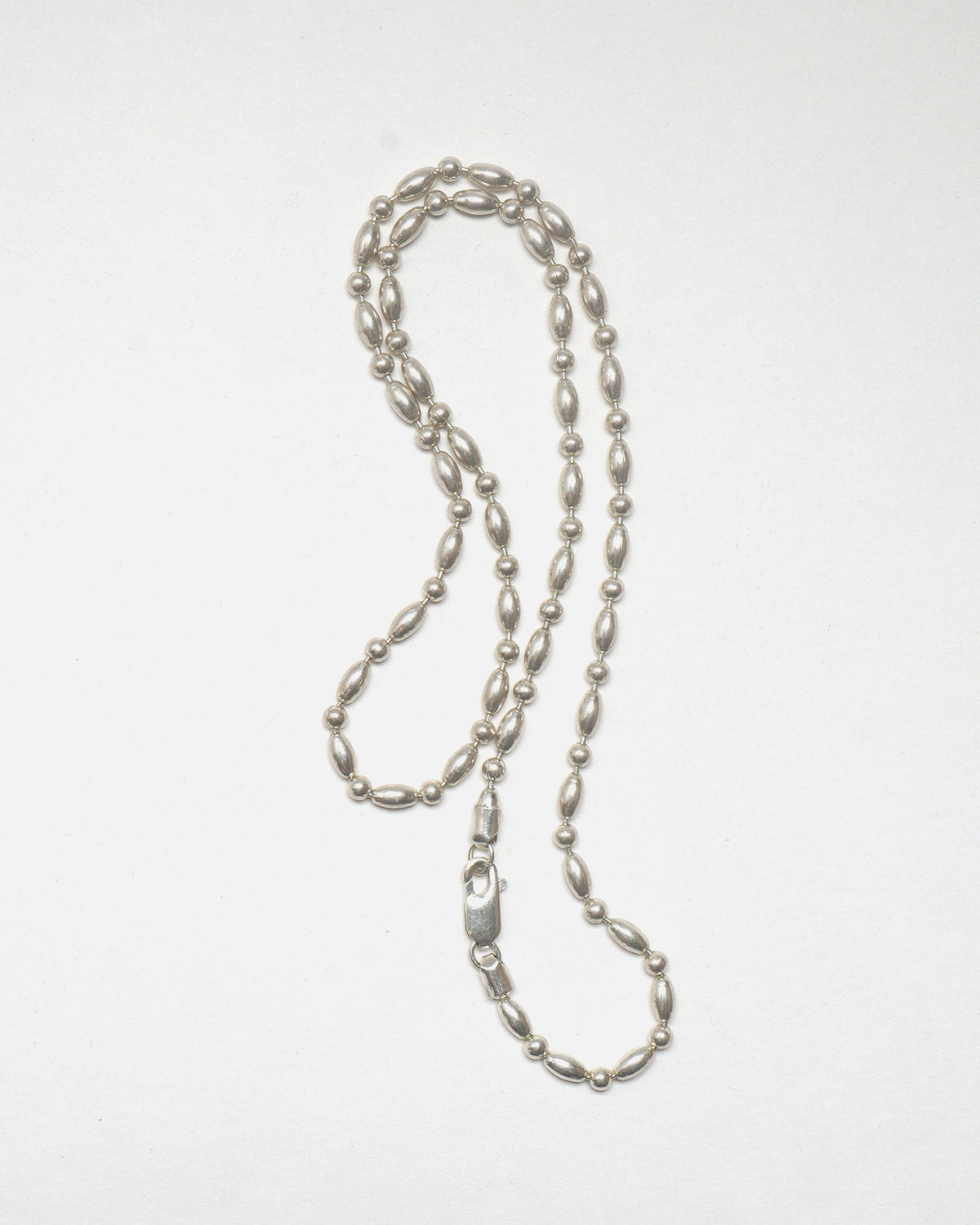 Silver Ball Chain Necklace