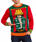 Men's Christmas Story Leg Lamp Light Up Ugly Christmas Sweater