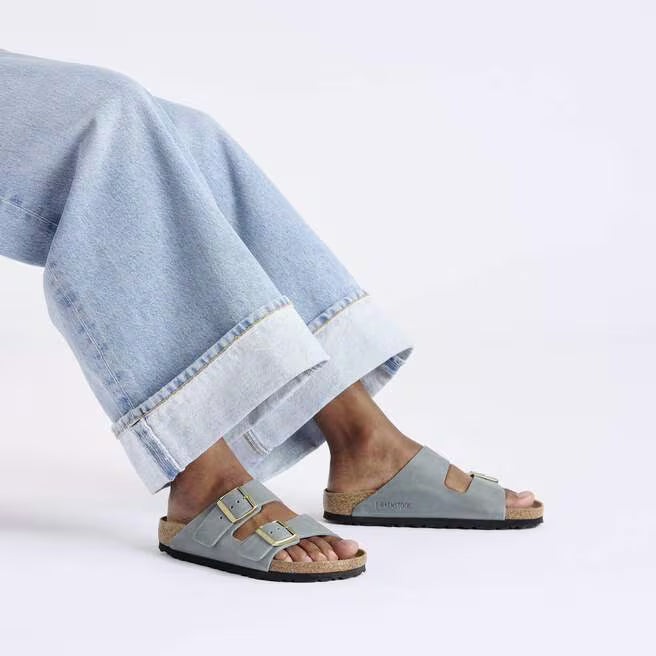 Birkenstock Arizona Oiled Leather in Basalt Gray