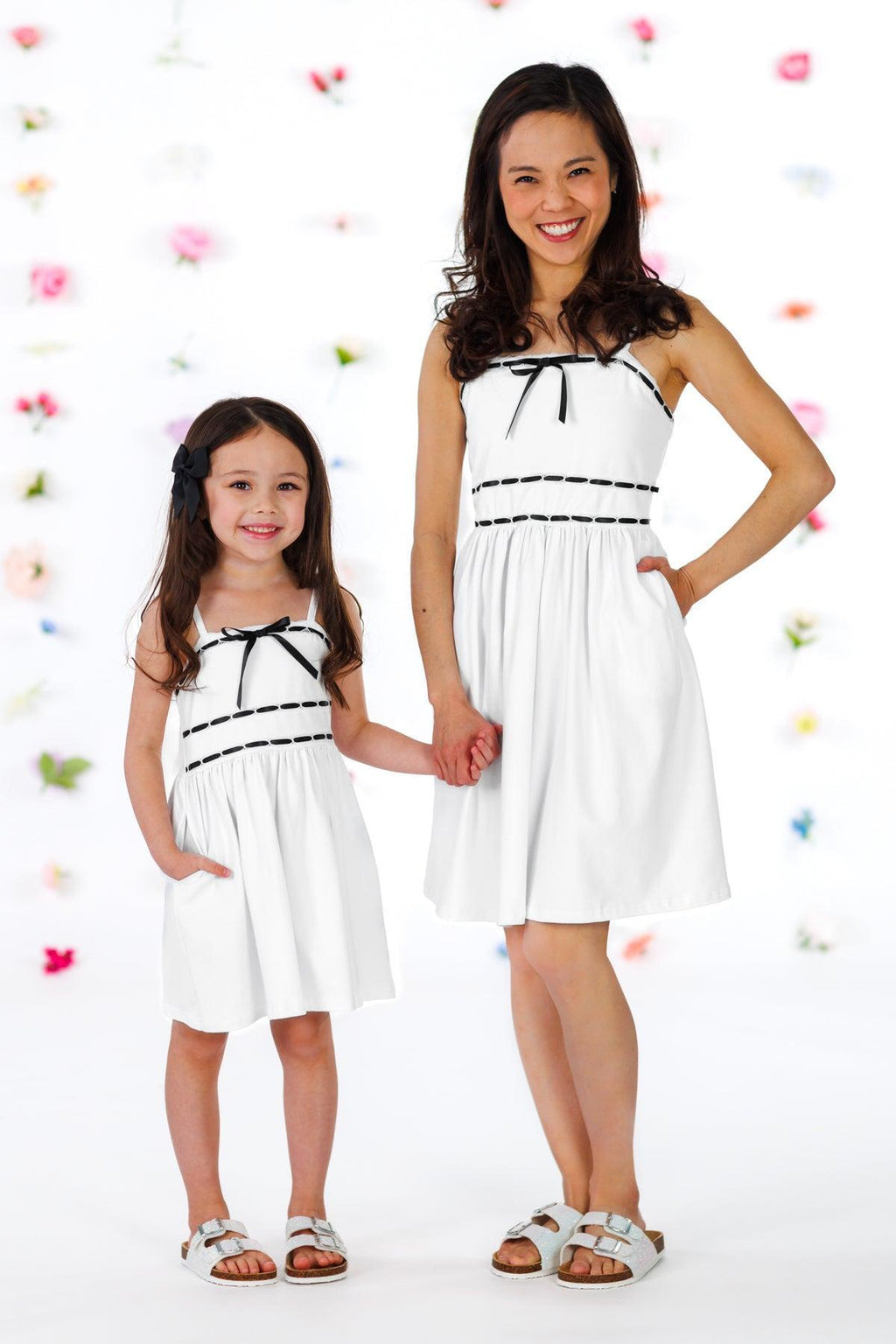 Mom & Me - Lace Ribbon Tank Dress