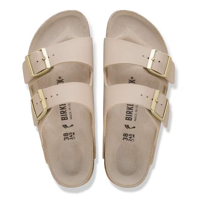 Birkenstock Arizona Birko-Flor in Sandcastle/ Oyster
