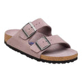 Birkenstock Arizona Soft Footbed Suede Leather in Faded Purple Tonal