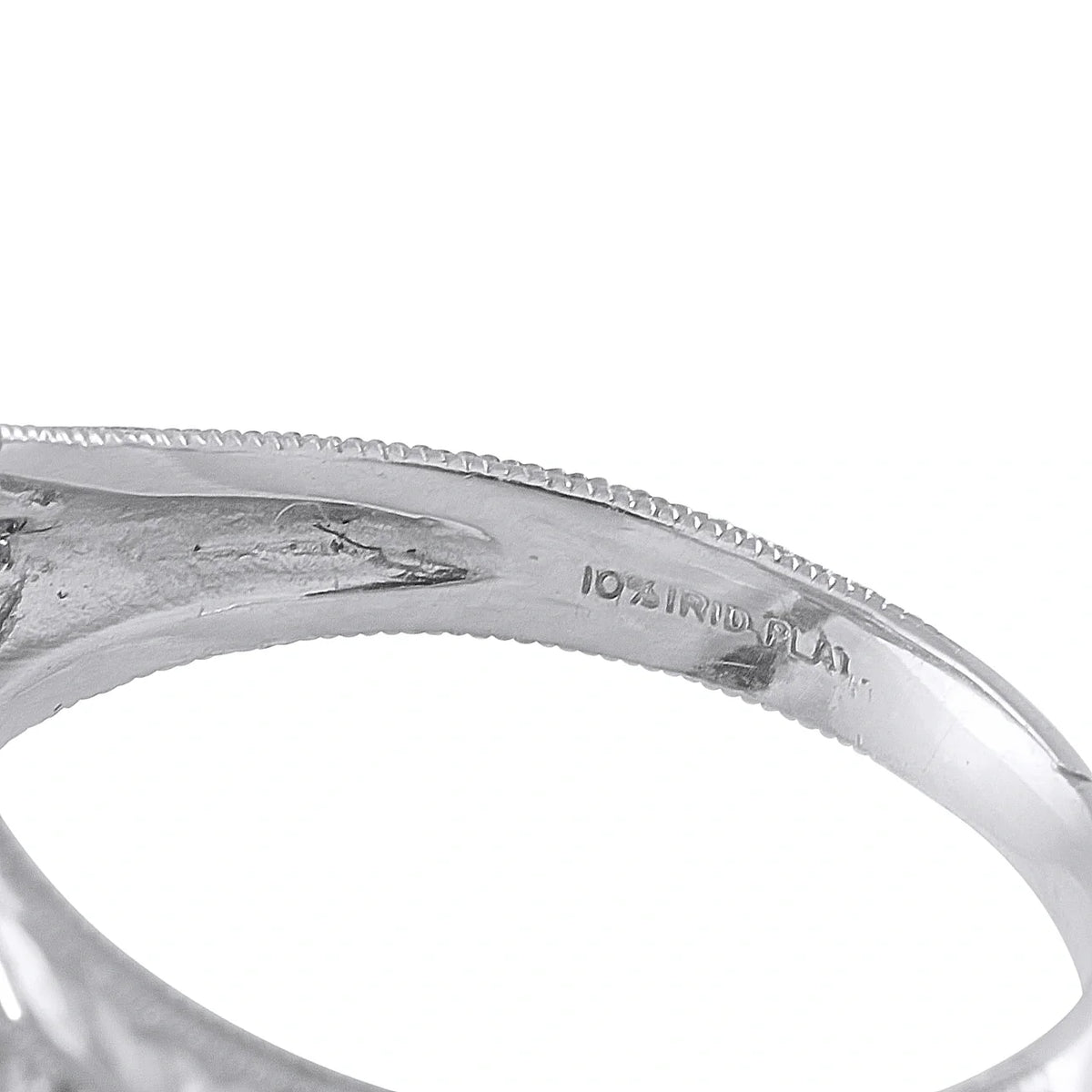 LB Exclusive Antique Platinum 0.93ct Diamond Ring MF14-080426