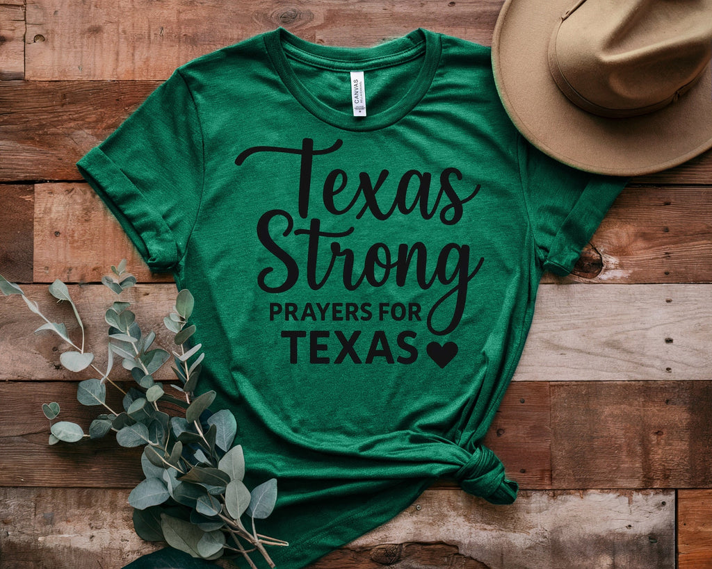 Retro Texas Strong God Bless Texas Print Sweatshirt