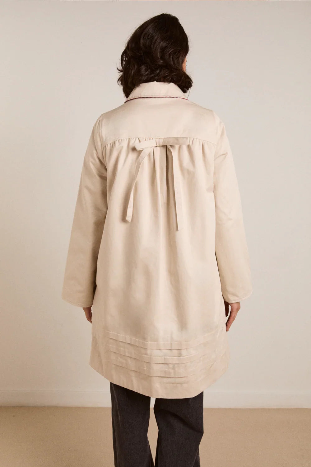 Damson Madder Mercedes Bow Trench
