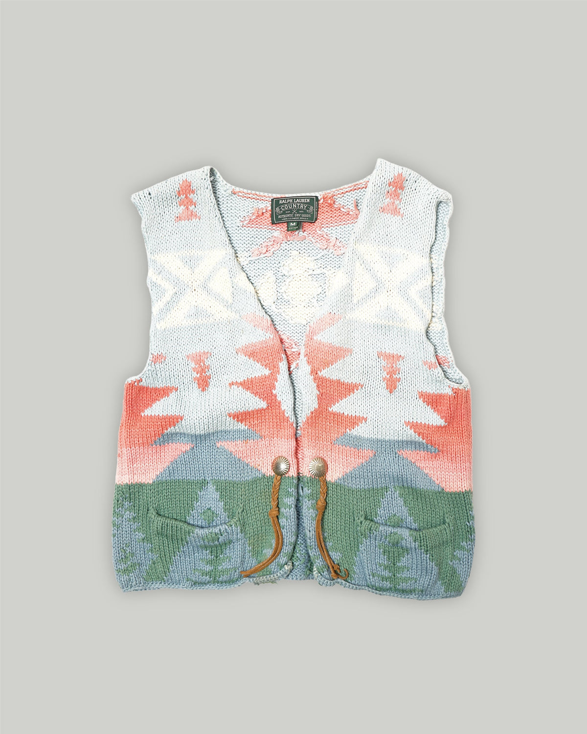 Native Patterns Hand Knit Vest