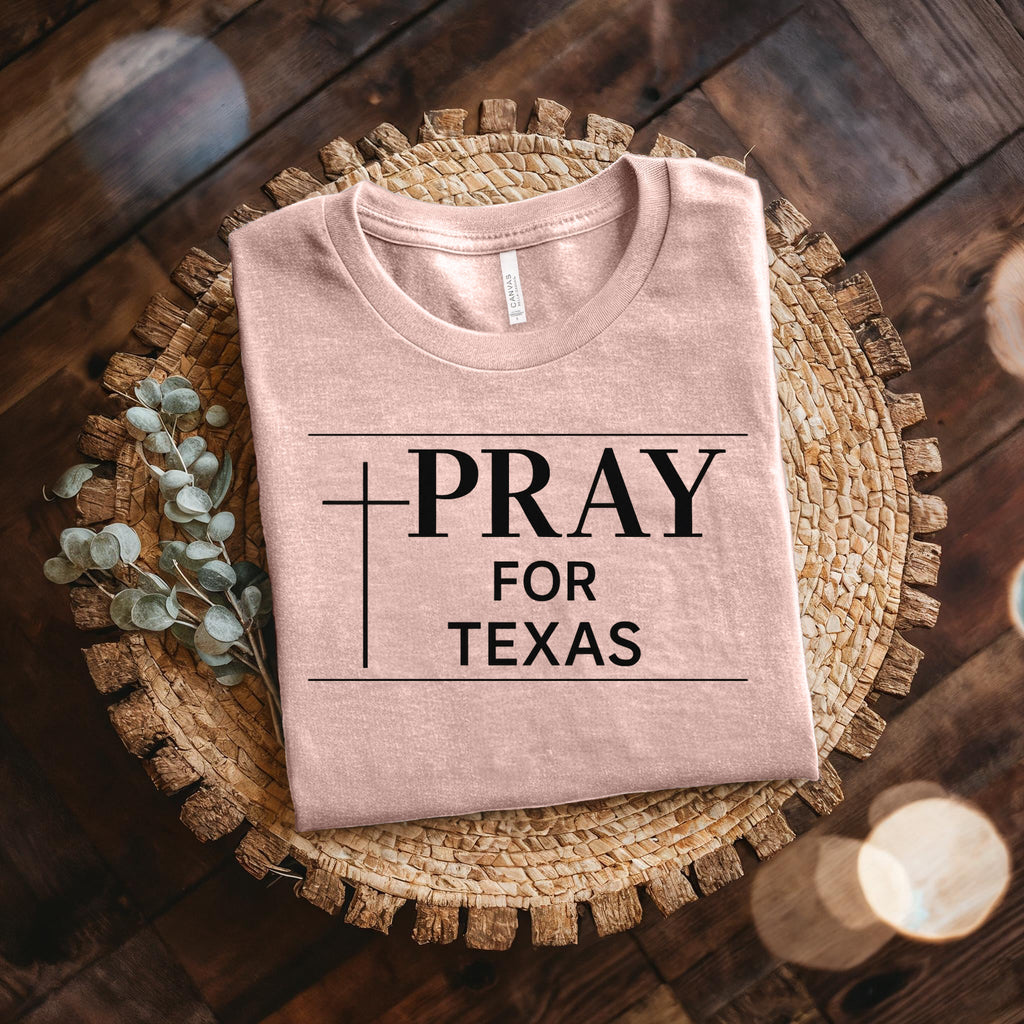 Texas Strong When You Go Through Deep Waters, I Will Be With You Print T-Shirt