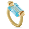 LB Exclusive 18K Yellow Gold Topaz Ring MF05-082526