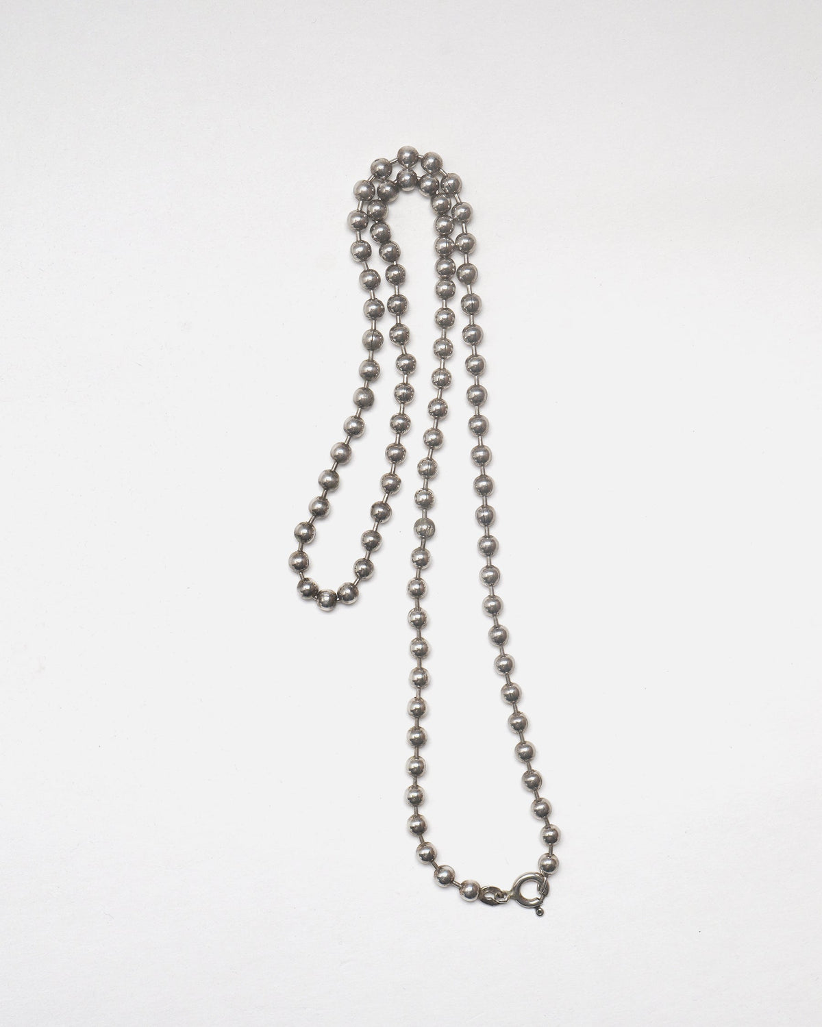Silver Ball Chain Necklace