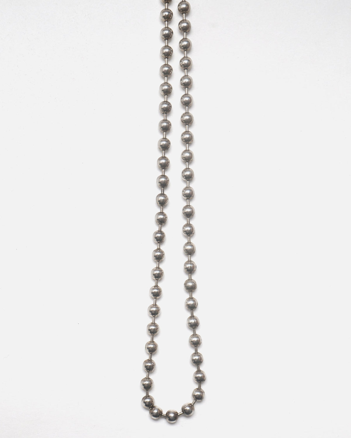 Silver Ball Chain Necklace