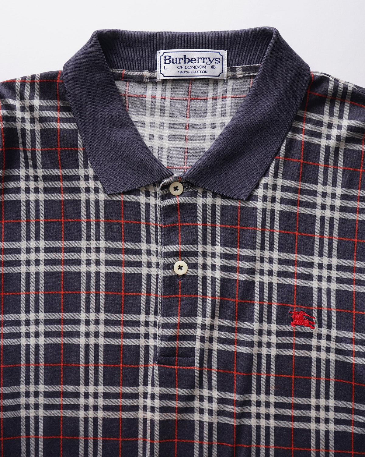 L/S Plaid Polo Shirt