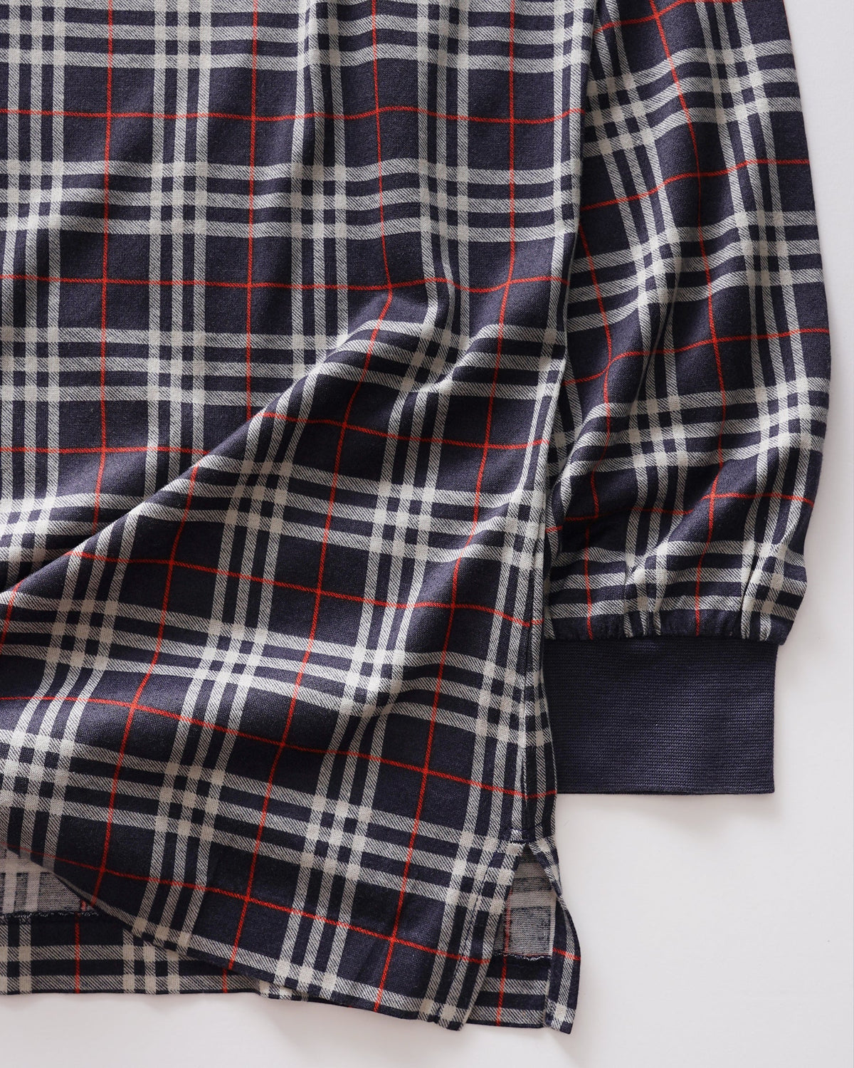 L/S Plaid Polo Shirt
