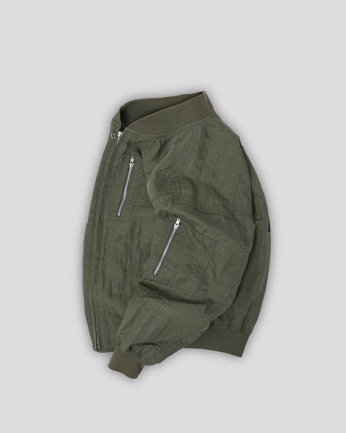 Nylon Bomber Jacket