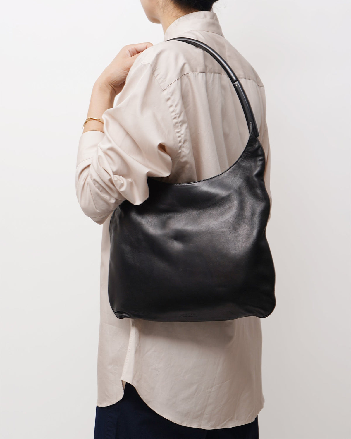 One Shoulder Lather Bag