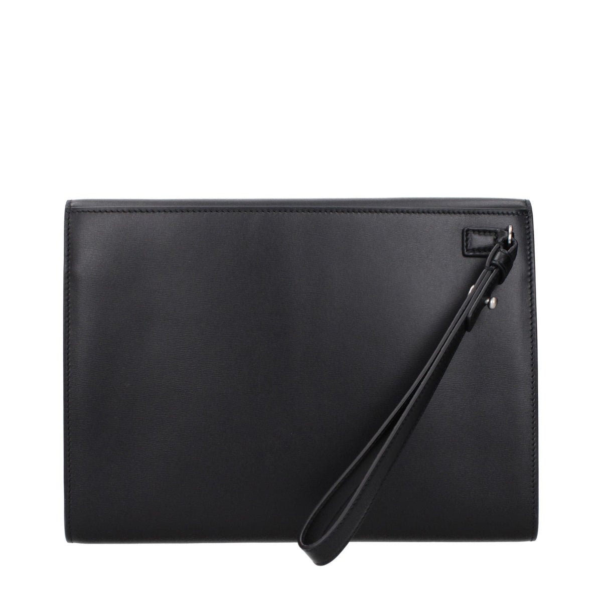 Ferragamo Leather Clutch Men's Bag