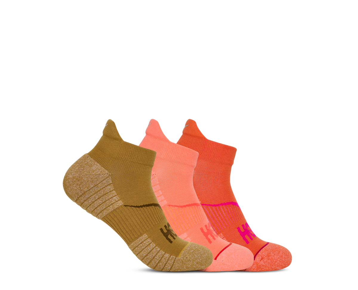 Hoka Unisex No-Show Run 3-Pack Socks