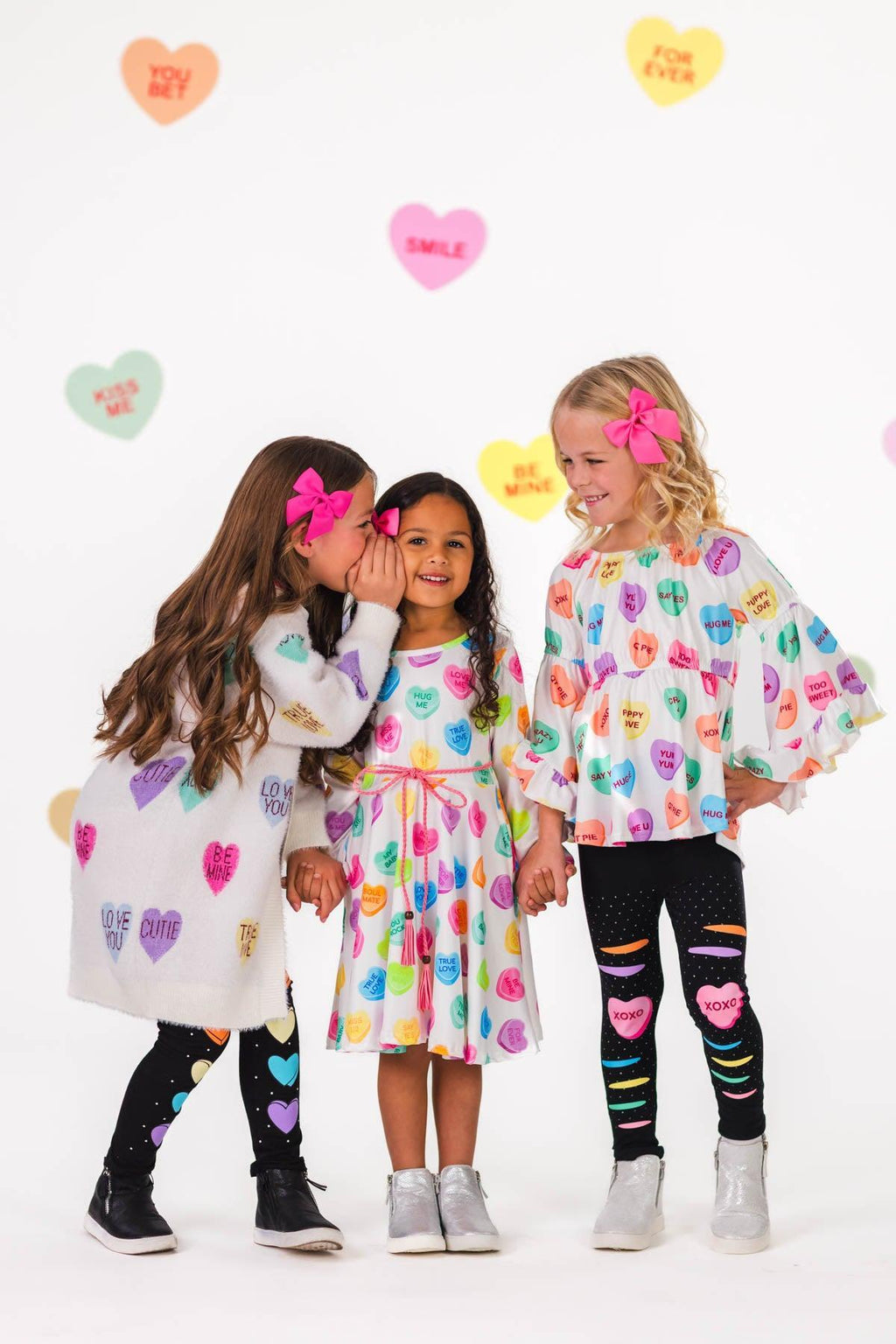 Candy Hearts Sparkly Legging Set