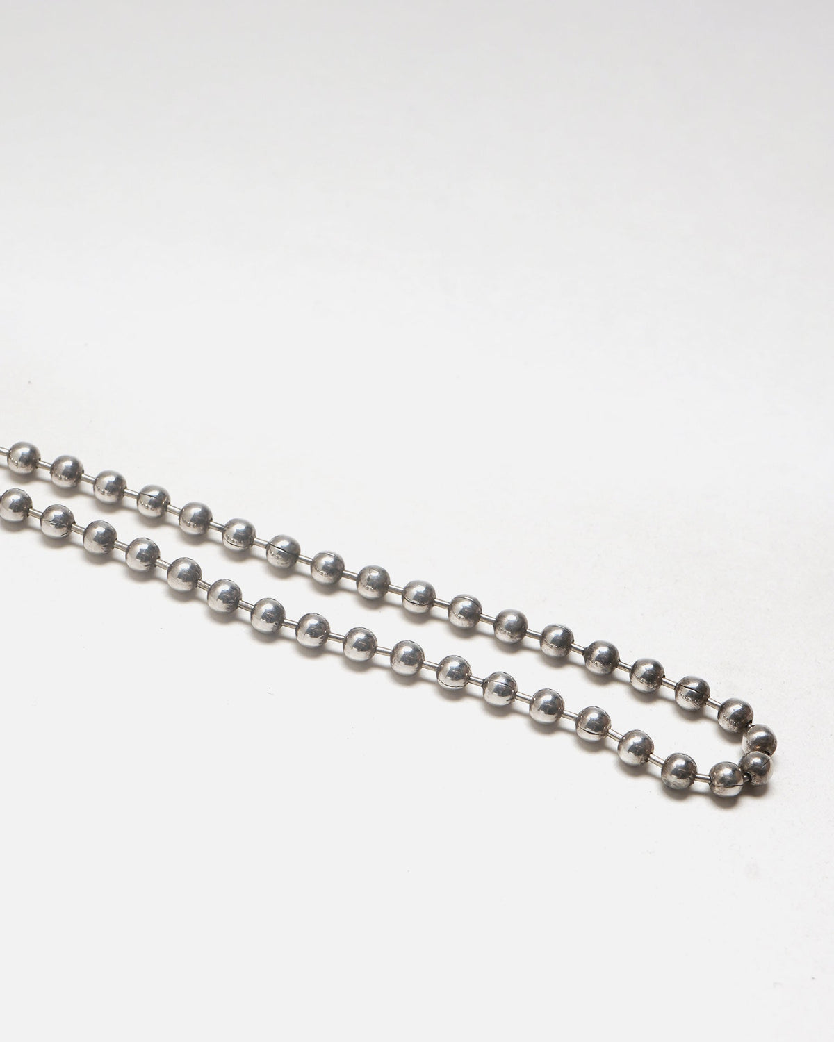 Silver Ball Chain Necklace