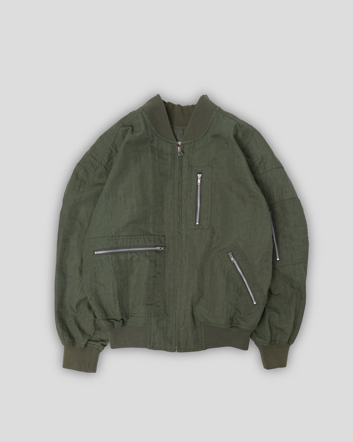 Nylon Bomber Jacket