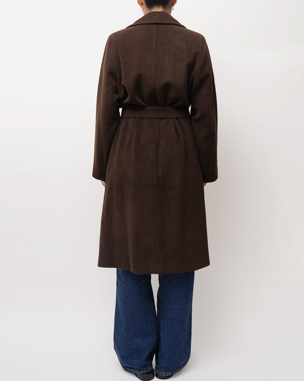 Angora / Wool Coat w/ Belt