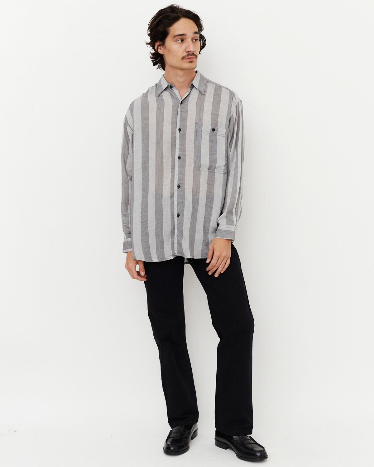 Stripe Sheer Shirt